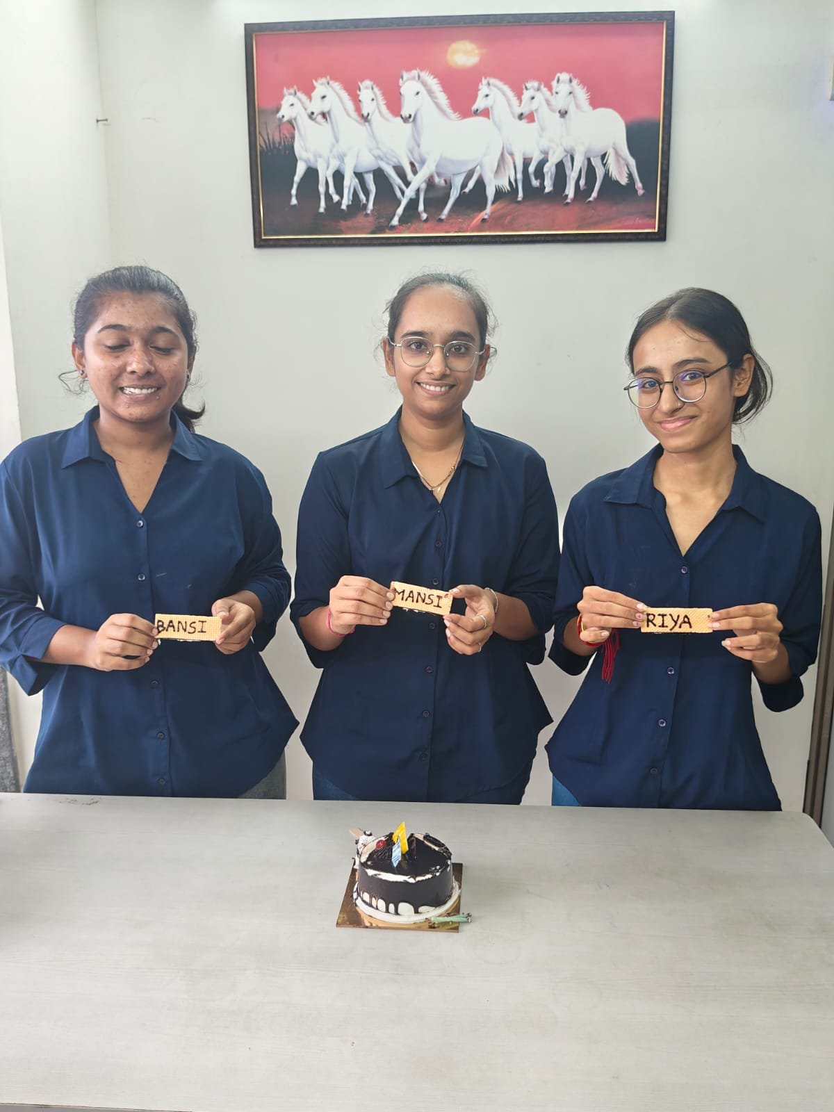 Riya, Bansi & Mansi Madam First Payment Collection Celebration